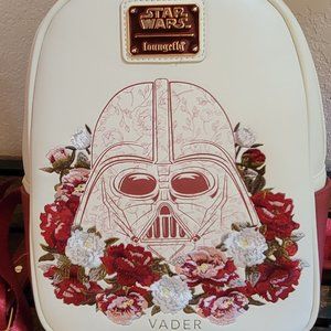 Loungefly Star Wars Darth Vader Floral Roses Mini Backpack - BoxLunch Exclusive